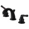 Kingston Brass KB910 Widespread Bathroom Faucet with Retail Pop-Up, Matte Black KB910 - alternate 1